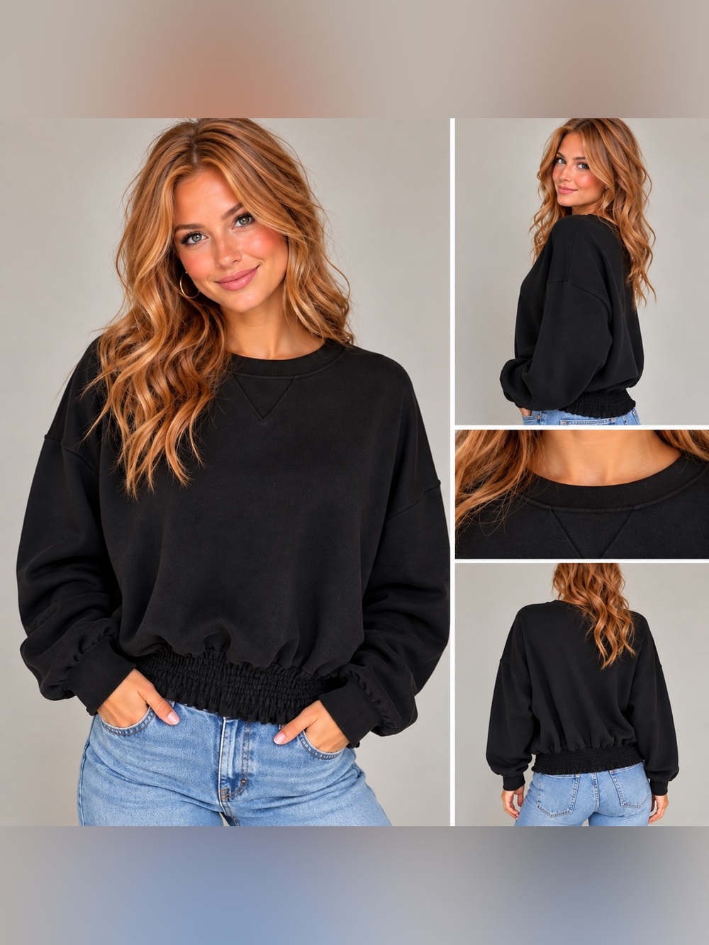 Cynthia Rowley Black Blouse Size Large